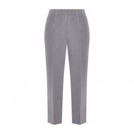 Beige Pull On Trouser Grey Parallel Leg - Plus Size Collection