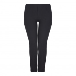 BEIGE label black NARROW LEG WARM TOUCH TROUSERS - Plus Size Collection