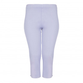 BEIGE LABEL CROPPED PULL ON LILAC TROUSER - Plus Size Collection