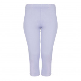 BEIGE LABEL CROPPED PULL ON LILAC TROUSER - Plus Size Collection