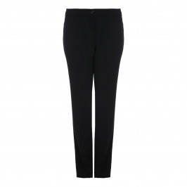 BEIGE BLACK CREPE CADY TROUSERS - Plus Size Collection