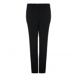 BEIGE BLACK CREPE CADY TROUSERS - Plus Size Collection