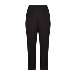 BEIGE STRAIGHT PULL-ON TROUSER BLACK - Plus Size Collection