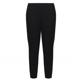 BEIGE PULL-ON ANKLE GRAZER TROUSER BLACK - Plus Size Collection