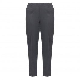 BEIGE PULL-ON TROUSER GREY - Plus Size Collection