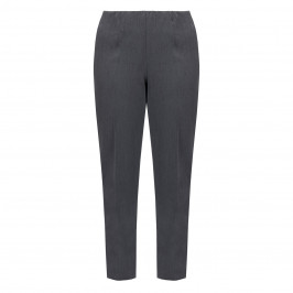 BEIGE PULL-ON TROUSER GREY - Plus Size Collection