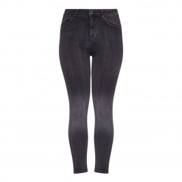 BEIGE LABEL CHARCOAL FADED SKINNY JEANS - Plus Size Collection