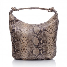 C.L taupe mock python BAG - Plus Size Collection