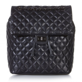 C.L TRADING BLACK QUILTED CHAIN HANDLE BAG - Plus Size Collection