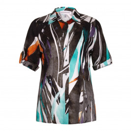 CHALOU abstract print SHIRT - Plus Size Collection