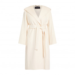 ELENA MIRO DOUBLE FACE COAT IVORY - Plus Size Collection