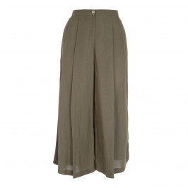 ELENA MIRO LINEN BLEND CULOTTE - Plus Size Collection