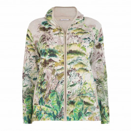 ELENA MIRO BOTANICAL PRINT HOODY - Plus Size Collection