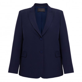Elena Miro Tailored Jacket Navy  - Plus Size Collection