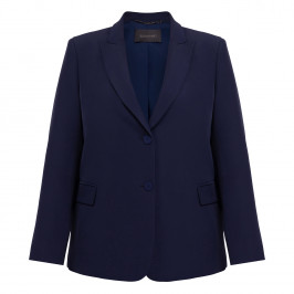 Elena Miro Tailored Jacket Navy  - Plus Size Collection