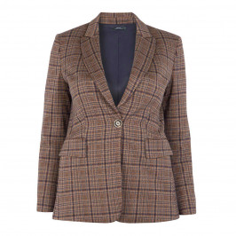 ELENA MIRO CHECK BLAZER - Plus Size Collection