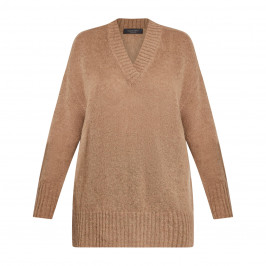 Elena Miro Knitted Tunic Vicuna - Plus Size Collection