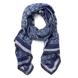 Elena Miro Modal Scarf Navy - Plus Size Collection