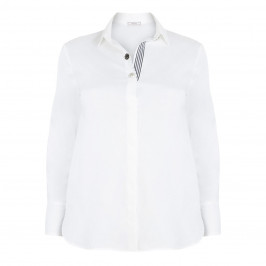 ELENA MIRO COTTON BLEND SHIRT - Plus Size Collection