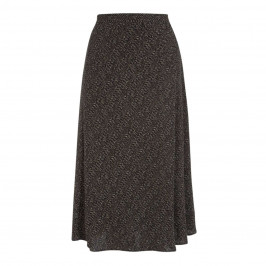 ELENA MIRO BIAS CUT HERRINGBONE SKIRT - Plus Size Collection