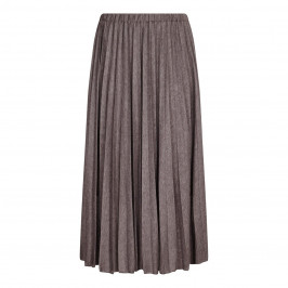 ELENA MIRO truffle pleated knit SKIRT - Plus Size Collection