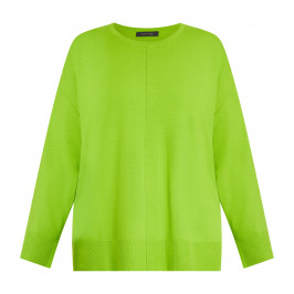 Elena Miro Ecovero Sweater Lime Green - Plus Size Collection