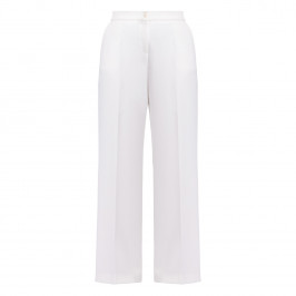 Elena Miro Wide Leg Palazzo Trouser Ivory - Plus Size Collection