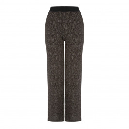 ELENA MIRO HERRINGBONE WIDE-LEG TROUSER - Plus Size Collection