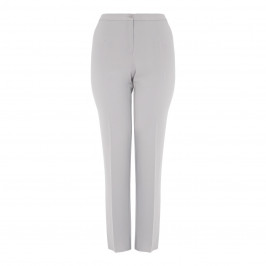 ELENA MIRO FRONT CREASE TROUSER DOVE GREY - Plus Size Collection