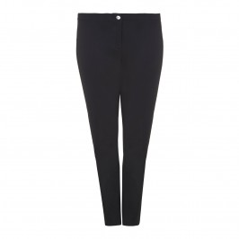 ELENA MIRO black slimline stretch TROUSERS - Plus Size Collection