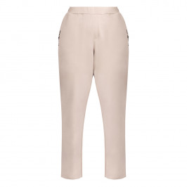 Elena Miro Technical Jersey Jogging Trousers with Pocket Embellishment - Plus Size Collection