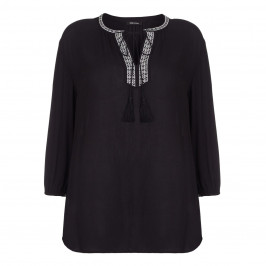 ELENA MIRO Tunic with embroidered neckline - Plus Size Collection