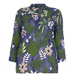 ELENA MIRO botanical print Tunic - Plus Size Collection