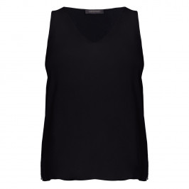 Elena Miro Viscose Vest Black - Plus Size Collection