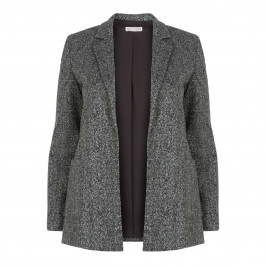 ELENA MIRO HERRINGBONE BLAZER  - Plus Size Collection