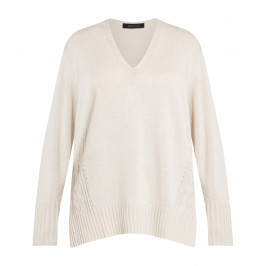 ELENA MIRO CABLE KNIT SEAM SWEATER CACHA  - Plus Size Collection