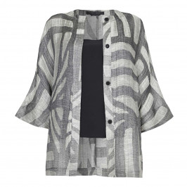 Marina Rinaldi oversize linen mix JACKET - Plus Size Collection