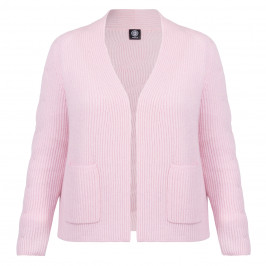 Faber Wool and Cashmere Blend Cardigan Baby Pink - Plus Size Collection