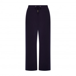 Faber Knitted Trousers Navy - Plus Size Collection