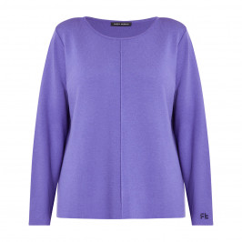 FABER SWEATER VIOLET  - Plus Size Collection