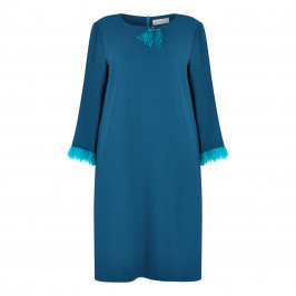 GAIA DRESS TEAL - Plus Size Collection