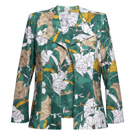 GEORGEDÉ PRINTED TWINSET GREEN - Plus Size Collection