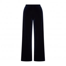 GEORGEDÉ PULL-ON VELVET TROUSER MARINE BLUE - Plus Size Collection