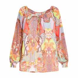 GEORGEDÉ GEORGETTE PAISLEY TUNIC  - Plus Size Collection