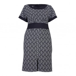 GEORGEDE BASKET WEAVE JACQUARD DRESS - Plus Size Collection