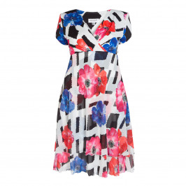 Georgedé ANEMONE PRINT DRESS - Plus Size Collection