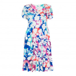 Georgedé FLORAL PRINT TEA DRESS - Plus Size Collection