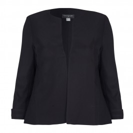 GEORGEDE black fine rib JACKET with stretch - Plus Size Collection