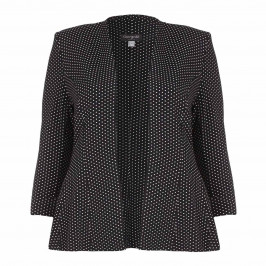 GEORGEDÉ polka dot peplum JACKET - Plus Size Collection