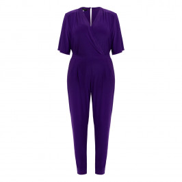 Georgedé Jersey Jumpsuit Violet - Plus Size Collection